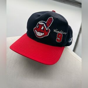 Vintage Cleveland Indians Embroidered Chief Wahoo Matt Williams #9 Baseball Cap